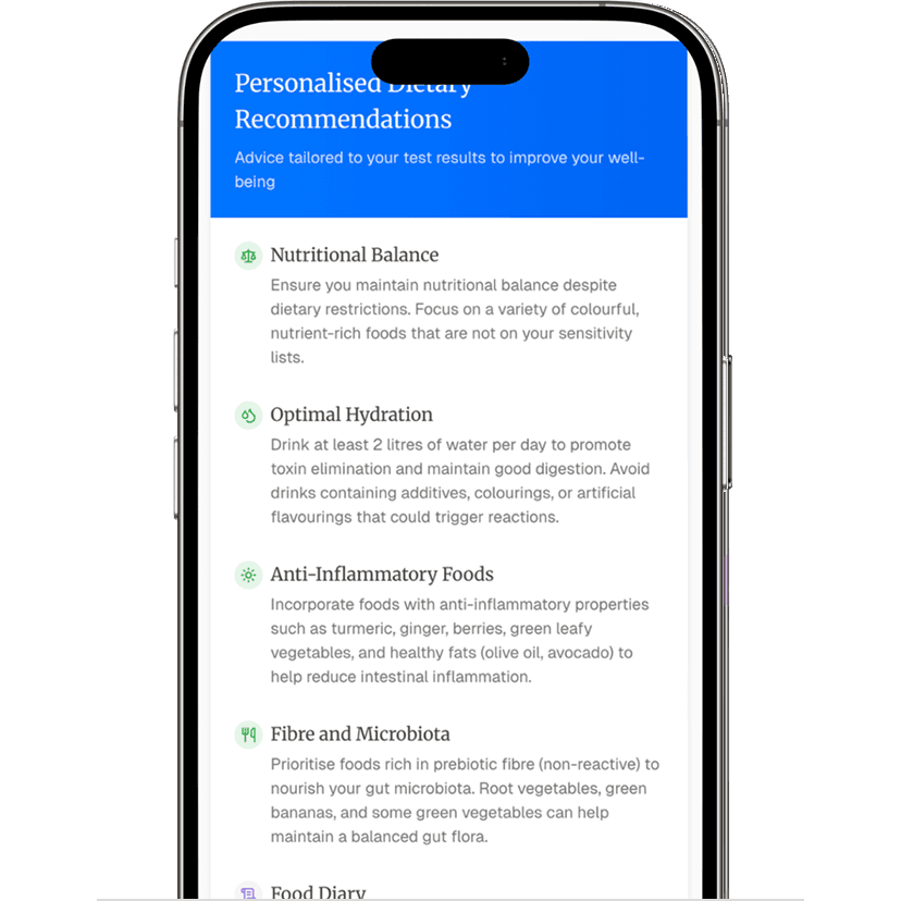 Personalized dietary recommendations